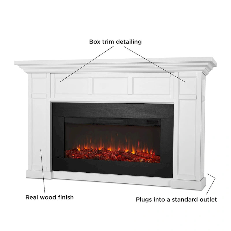 Alcott 75 Landscape Electric Fireplace by Real Flame