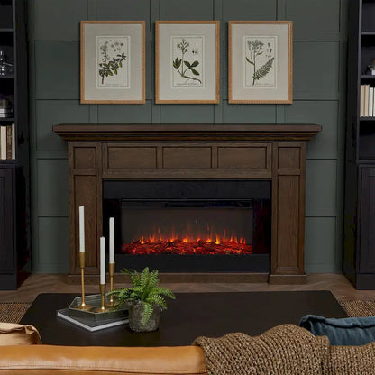 Alcott 75 Landscape Electric Fireplace by Real Flame