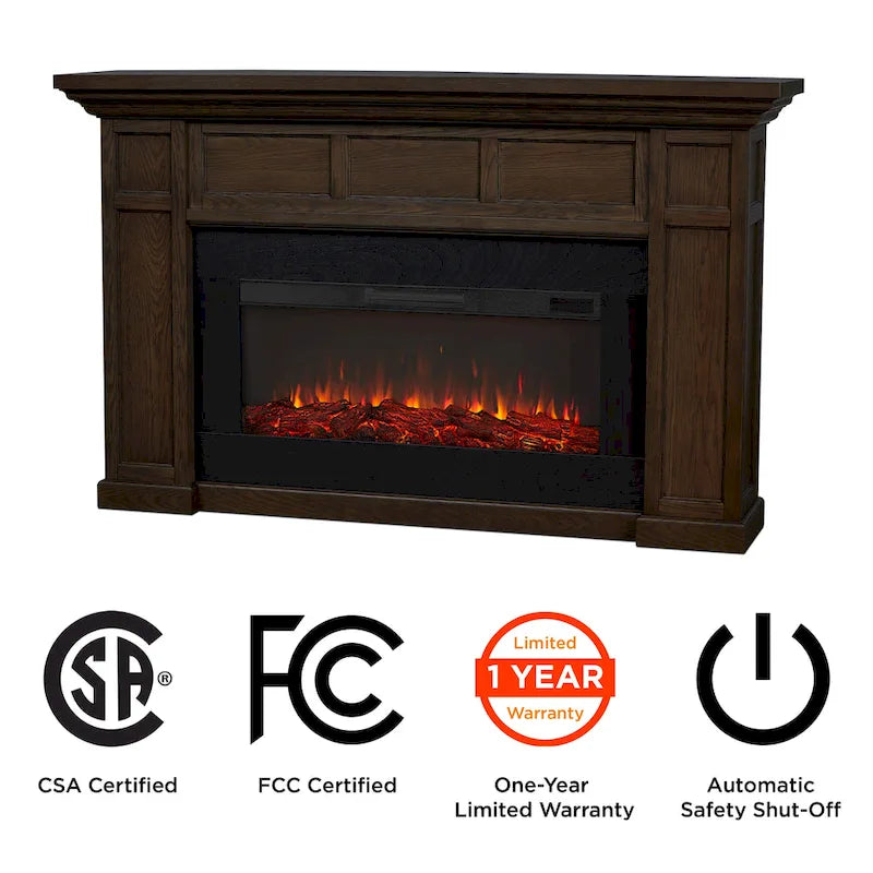 Alcott 75 Landscape Electric Fireplace by Real Flame