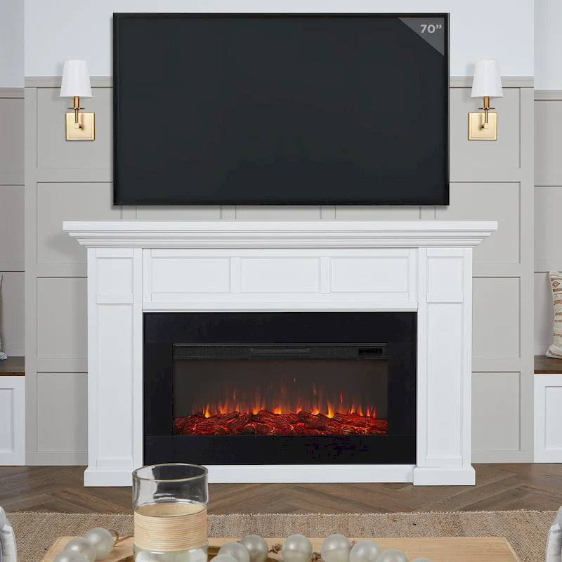 Alcott 75 Landscape Electric Fireplace by Real Flame