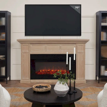 Alcott 75 Landscape Electric Fireplace by Real Flame