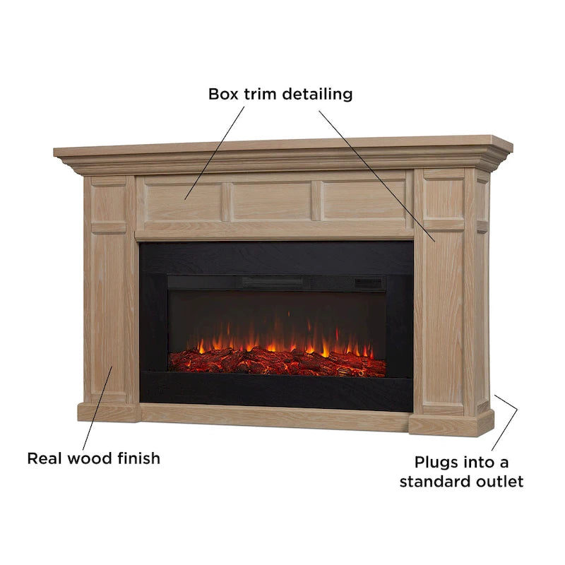 Alcott 75 Landscape Electric Fireplace by Real Flame