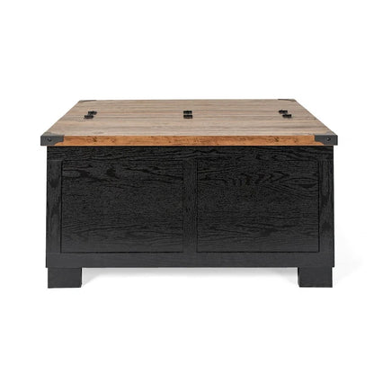 Modern Farmhouse Coffee Table with Hidden Interior Storage