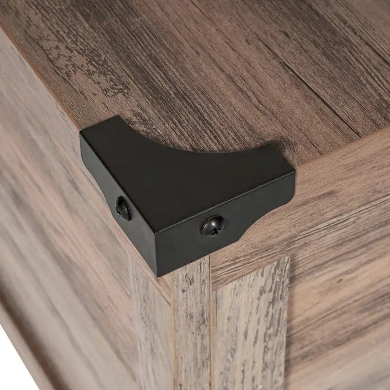 Modern Farmhouse Coffee Table with Hidden Interior Storage