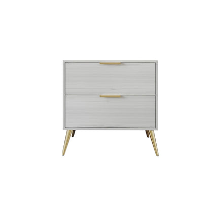 CraftPorch Contemporary 2-Drawers Wooden Nightstand