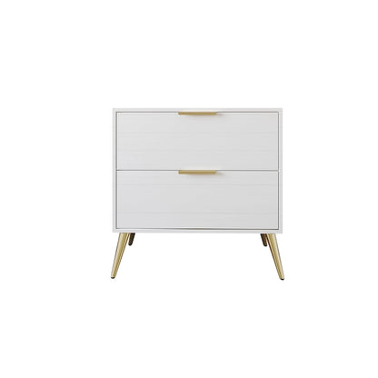CraftPorch Contemporary 2-Drawers Wooden Nightstand