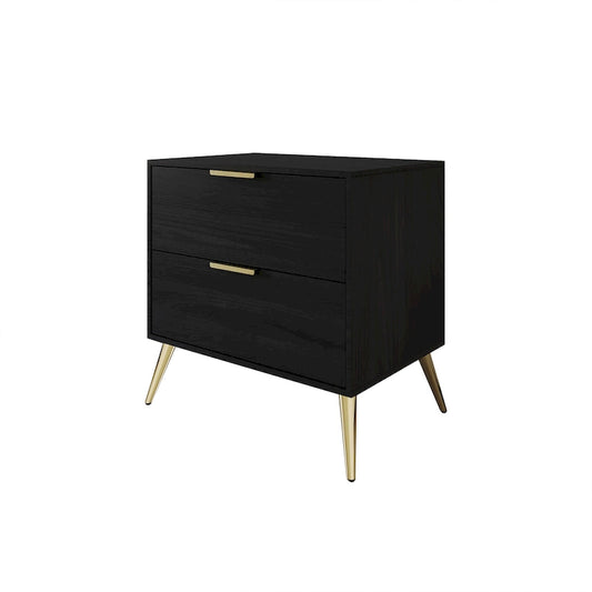 CraftPorch Contemporary 2-Drawers Wooden Nightstand