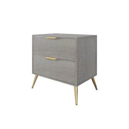 CraftPorch Contemporary 2-Drawers Wooden Nightstand