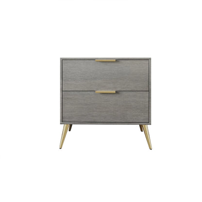 CraftPorch Contemporary 2-Drawers Wooden Nightstand