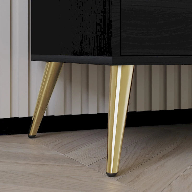 CraftPorch Contemporary 2-Drawers Wooden Nightstand