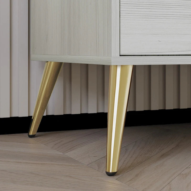 CraftPorch Contemporary 2-Drawers Wooden Nightstand