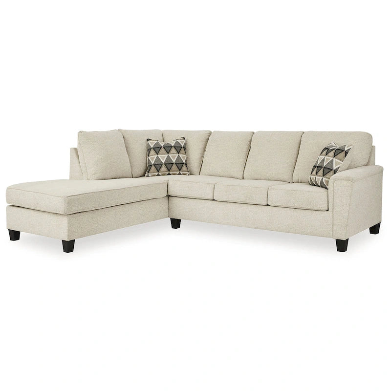 Signature Design by Ashley Abinger 2-Piece Sleeper Sectional with Chaise - 116W x 91D x 39H