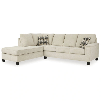 Signature Design by Ashley Abinger 2-Piece Sleeper Sectional with Chaise - 116W x 91D x 39H