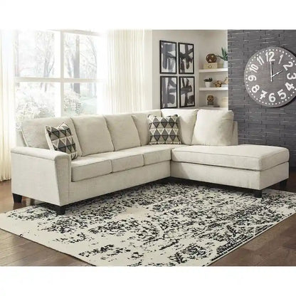 Signature Design by Ashley Abinger 2-Piece Sleeper Sectional with Chaise - 116W x 91D x 39H