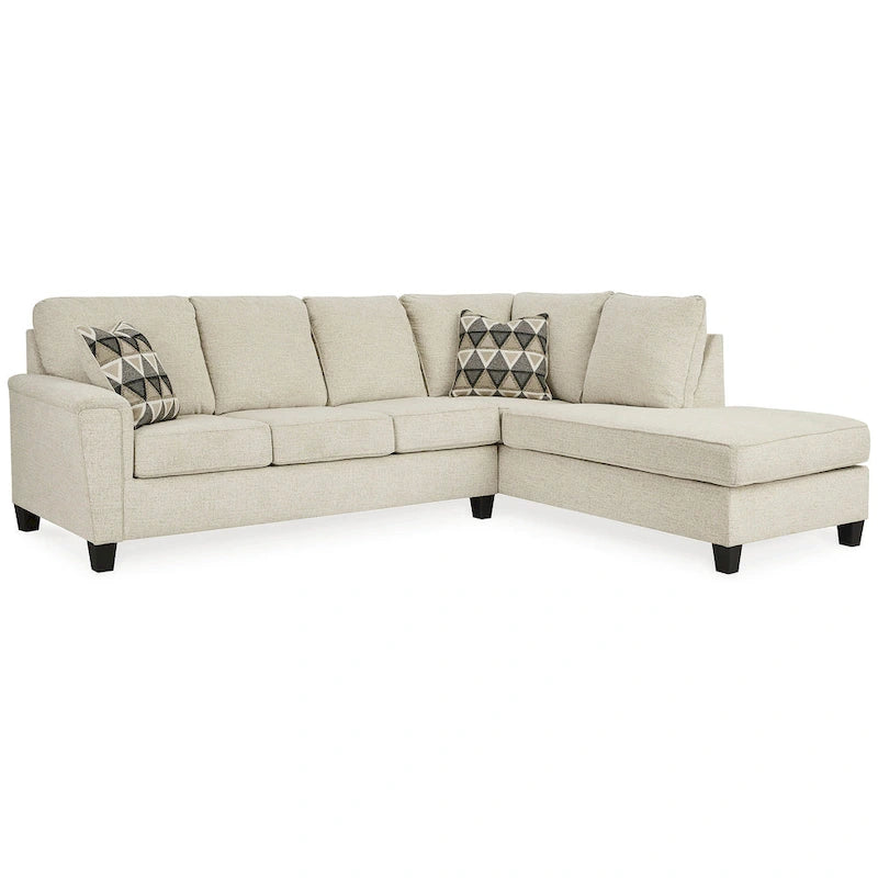 Signature Design by Ashley Abinger 2-Piece Sleeper Sectional with Chaise - 116W x 91D x 39H