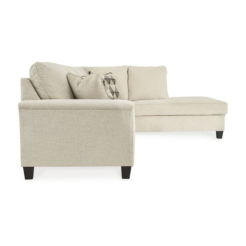 Signature Design by Ashley Abinger 2-Piece Sleeper Sectional with Chaise - 116W x 91D x 39H