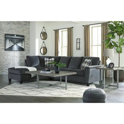 Signature Design by Ashley Abinger 2-Piece Sleeper Sectional with Chaise - 116W x 91D x 39H