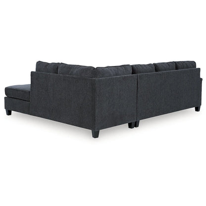Signature Design by Ashley Abinger 2-Piece Sleeper Sectional with Chaise - 116W x 91D x 39H