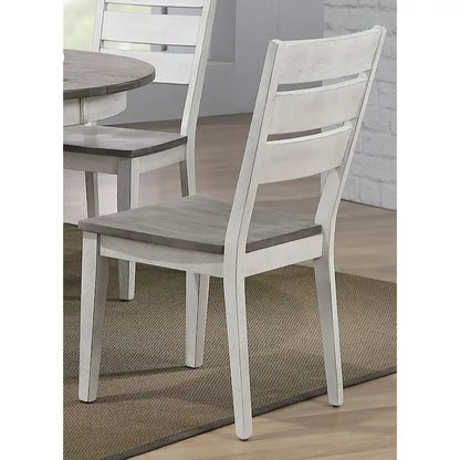 The Gray Barn Avalon 7-piece Contemporary Dining Set in Stormy White and Ash