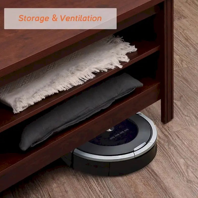 TV Stand for 75 Inch TV, Wood Entertainment Center with Storage, 70