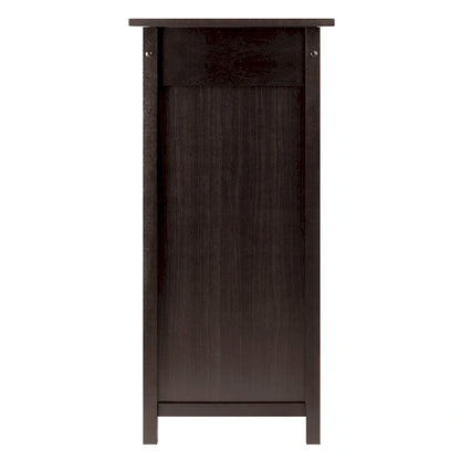 Wine Cabinet, Expandable Top, Espresso - 29.92 x 17.32 x 37.01 inches