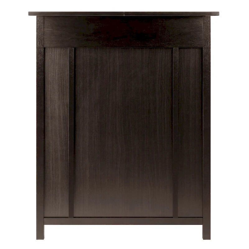 Wine Cabinet, Expandable Top, Espresso - 29.92 x 17.32 x 37.01 inches