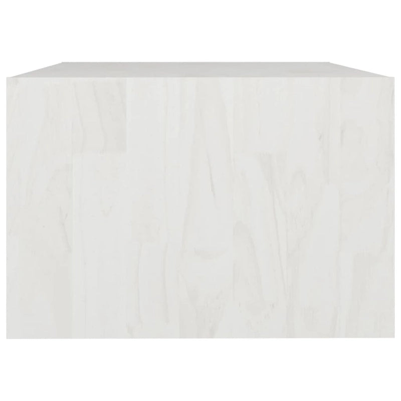 vidaXL Solid Pinewood Coffee Table 29.5x13.2 Couch End Table Multi Colors - 29.5 x 19.7 x 13.2