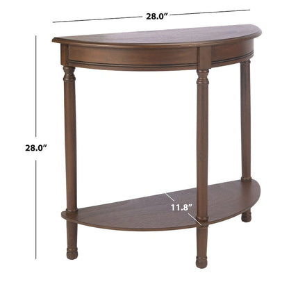 SAFAVIEH Veva Half Moon Console Table - 28 W x 11.8 L x 28 H - 28Wx12Dx28H