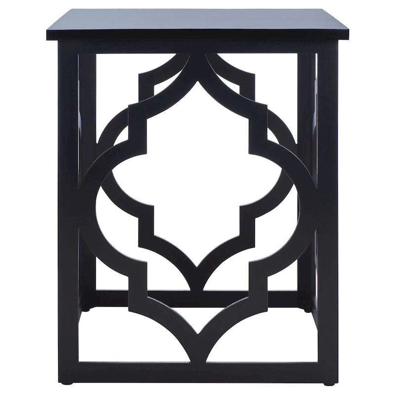 SAFAVIEH Grayce Trellis Silver Leaf End Table. - 19 W x 19 D x 23 H - 19Wx19Dx23H