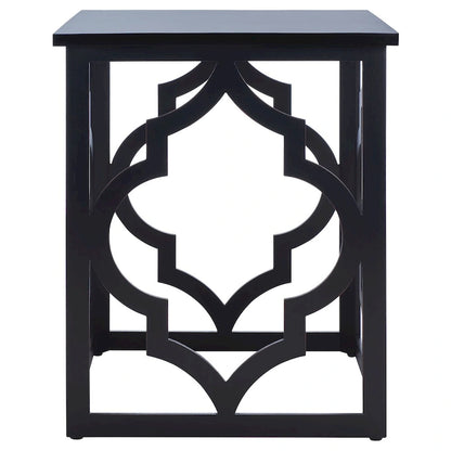 SAFAVIEH Grayce Trellis Silver Leaf End Table. - 19 W x 19 D x 23 H - 19Wx19Dx23H