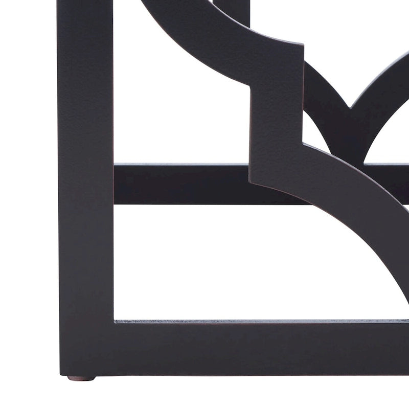 SAFAVIEH Grayce Trellis Silver Leaf End Table. - 19 W x 19 D x 23 H - 19Wx19Dx23H