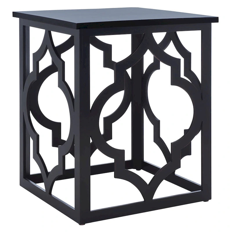 SAFAVIEH Grayce Trellis Silver Leaf End Table. - 19 W x 19 D x 23 H - 19Wx19Dx23H
