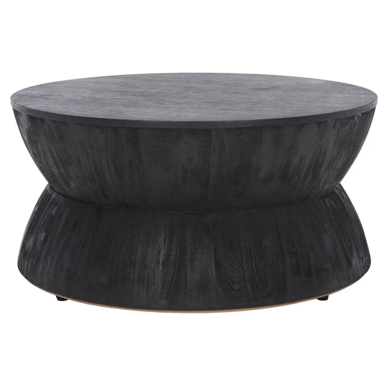 SAFAVIEH Mattye Modern Contemporary Round Coffee Table. - 30 W x 30 L x 14 H - 30Wx30Dx14H