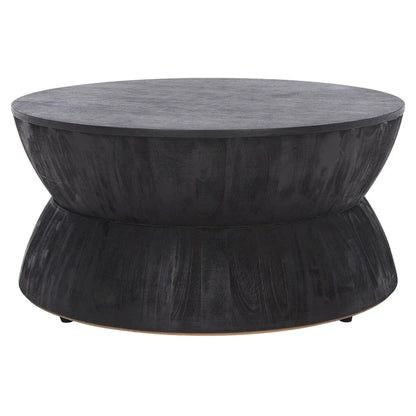 SAFAVIEH Mattye Modern Contemporary Round Coffee Table. - 30 W x 30 L x 14 H - 30Wx30Dx14H