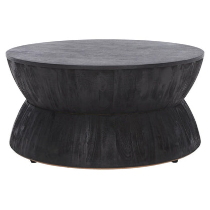 SAFAVIEH Mattye Modern Contemporary Round Coffee Table. - 30 W x 30 L x 14 H - 30Wx30Dx14H