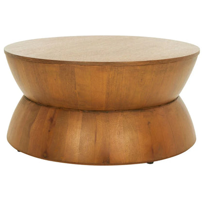 SAFAVIEH Mattye Modern Contemporary Round Coffee Table. - 30 W x 30 L x 14 H - 30Wx30Dx14H