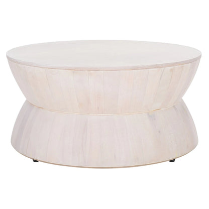 SAFAVIEH Mattye Modern Contemporary Round Coffee Table. - 30 W x 30 L x 14 H - 30Wx30Dx14H