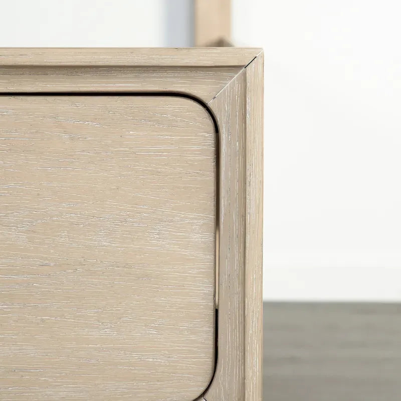 Furniture of America Drayden Transitional Solid Wood Platform Bed Frame with Footboard Drawers