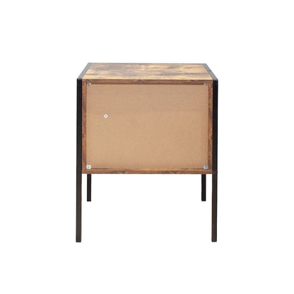 Rustic Brown 6 Drawer Dresser or Set of 2 Nightstands