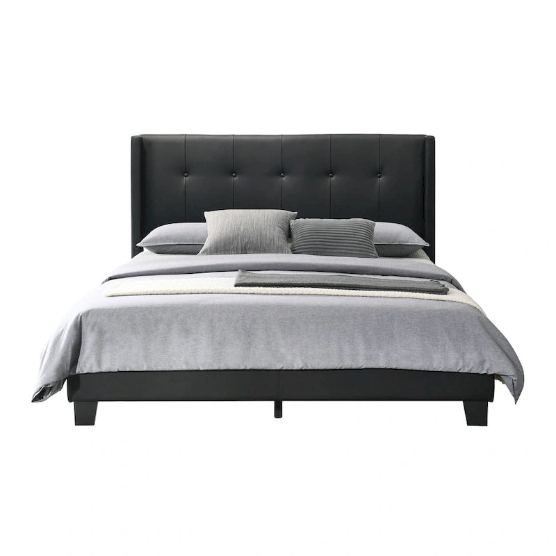 Evelyn Twin Upholstered Platform Bed