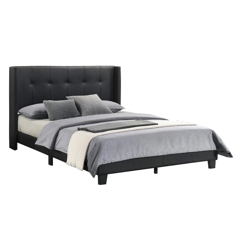 Evelyn Twin Upholstered Platform Bed