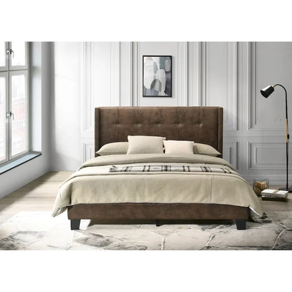 Evelyn Twin Upholstered Platform Bed