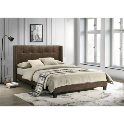 Evelyn Twin Upholstered Platform Bed
