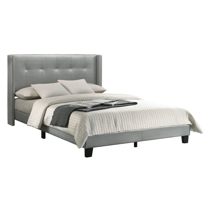 Evelyn Twin Upholstered Platform Bed