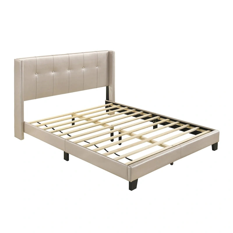 Evelyn Twin Upholstered Platform Bed