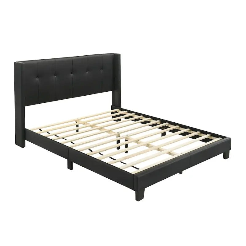 Evelyn Twin Upholstered Platform Bed
