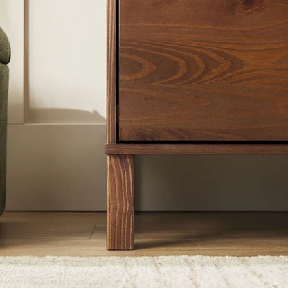 Middlebrook Curved Top Solid Wood 6-Drawer Dresser