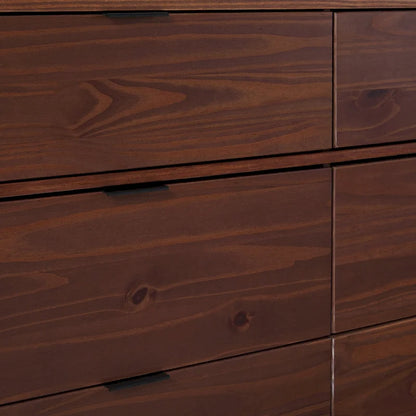 Middlebrook Curved Top Solid Wood 6-Drawer Dresser