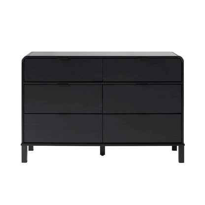 Middlebrook Curved Top Solid Wood 6-Drawer Dresser