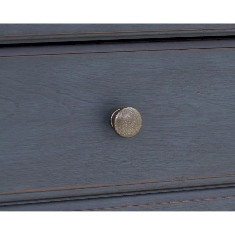 Bridgevine Home Americana Nightstand, No Assembly Required, Corduroy Blue Finish